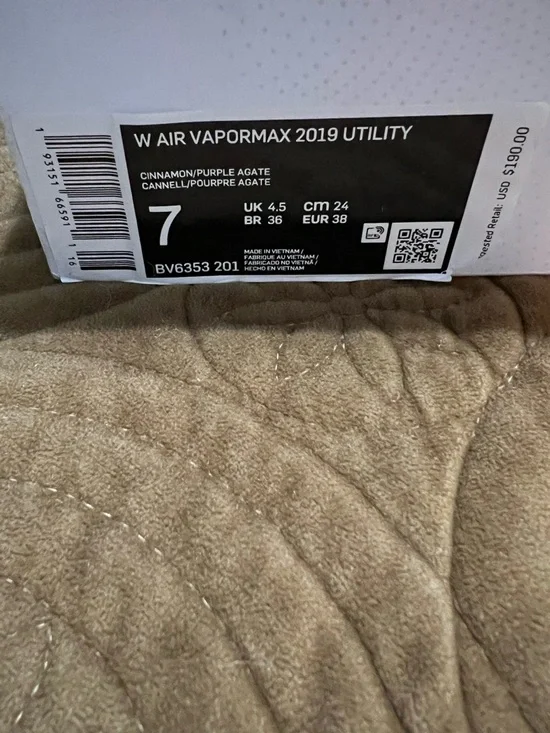 Women’s VaporMax Utility Slip-On Sneakers - Brown/Lilac - Picture 5 of 5